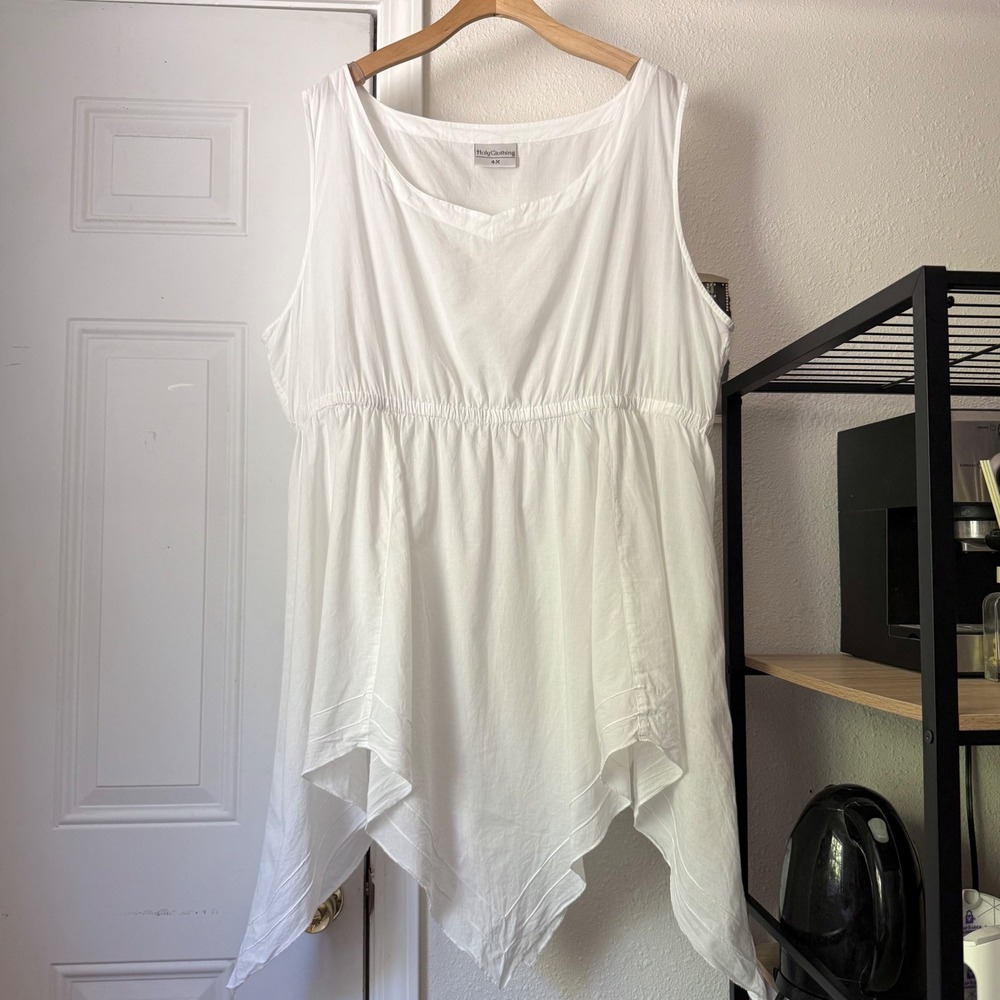 HOLYCLOTHING black draped hem sleeveless mini dress
